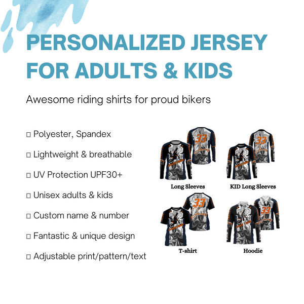 Extreme Enduro Personalized Jersey UPF30+ Adult&Kid 3D Print Off-road Dirt Bike Racing Enduro Motocross| NMS712