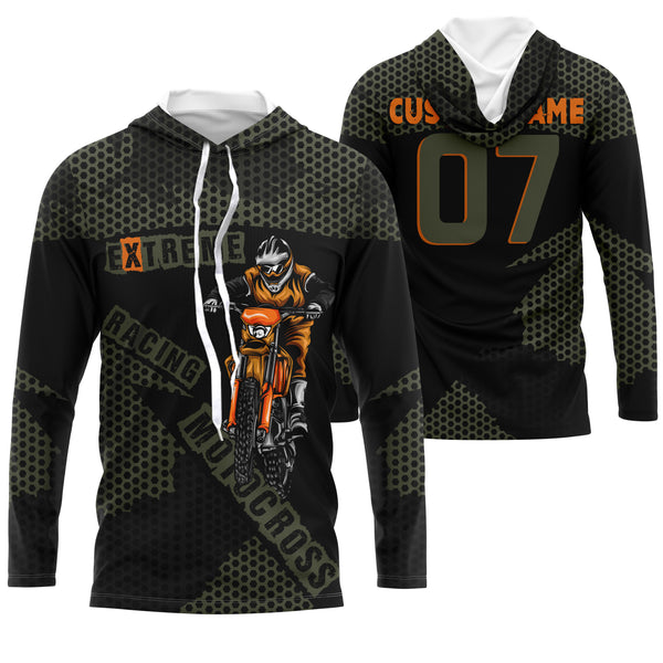 Extreme Motocross Racing Jersey Personalized UPF30+ Adults & Kid Dirt Bike MX Race Motorcycle Off-road| NMS685