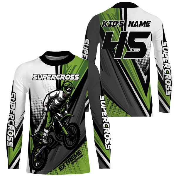 Supercross Riding Jersey Personalized Number & Name Motorcycle Off-Road Riders Dirt Bike Racing| NMS536