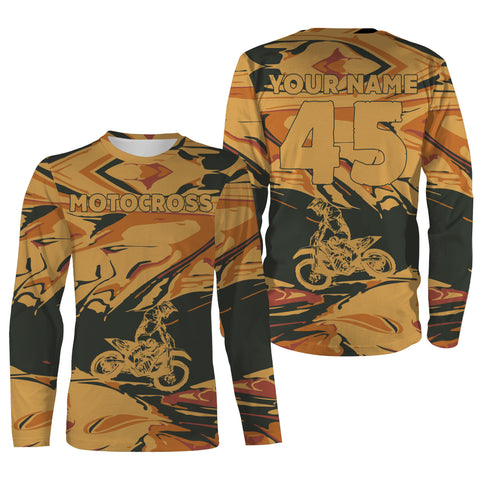 Personalized Motocross Jersey Custom Number&Name Motorcycle Shirt Off-Road Dirt Bike Racing| NMS580