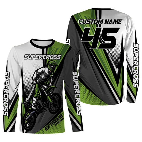 Supercross Riding Jersey Personalized Number & Name Motorcycle Off-Road Riders Dirt Bike Racing| NMS536