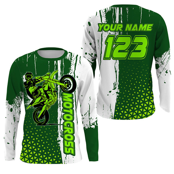 Custom Motocross Jersey Kid Men Women UPF30+ MX Racing Dirt Bike Off-Road Motorcycle Racewear NMS1270