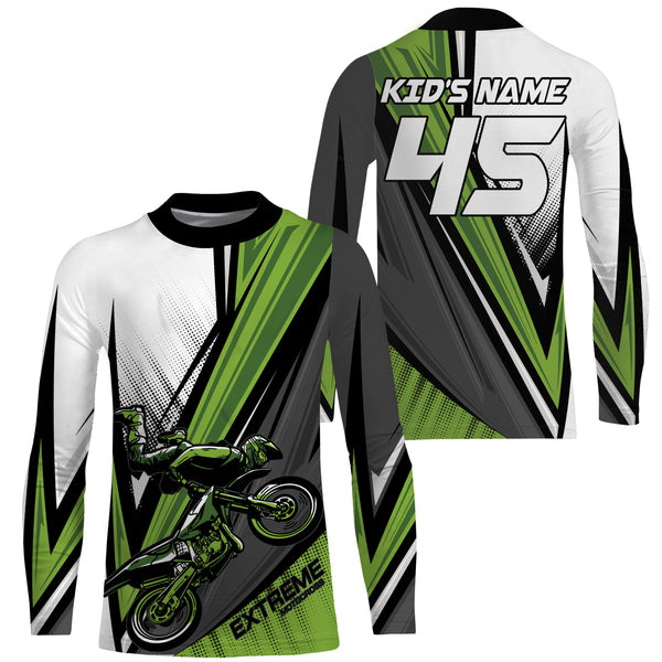 Personalized Riding Jersey UPF30+ UV Protect Motocross Dirt Bike Rider Motorcycle Riding Racewear| NMS408