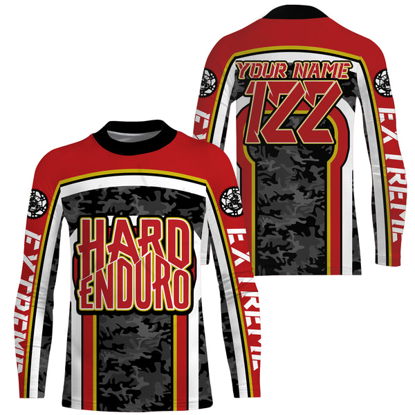 Hard Enduro Personalized Jersey UPF30+ Extreme Off-road Dirt Bike Racing Adult&Kid Terrain Race Shirt| NMS703