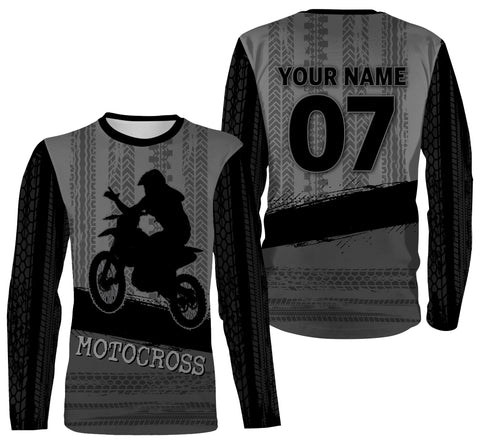 Personalized Motocross Jersey Tire Track Riding Shirt Off-road Dirt Bike Motorcycle Riders| NMS508