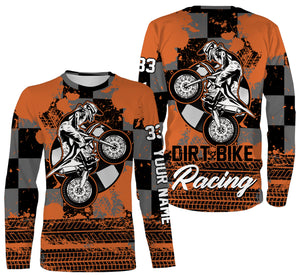Dirt Bike Racing Personalized Long Sleeves, Hoodie, All Over Printed Off-road Racing Motocross Riders| NMS287