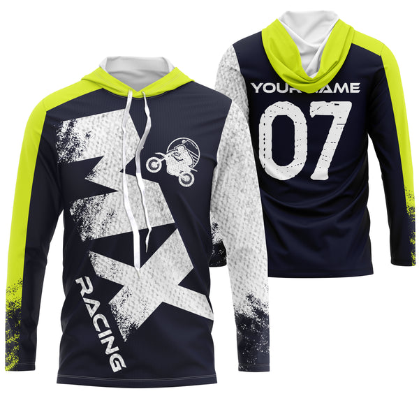 Personalized MX Racing Jersey UPF30+ Motocross Off-Road Adult&Kid Dirt Bike Powersport Jersey| NMS756