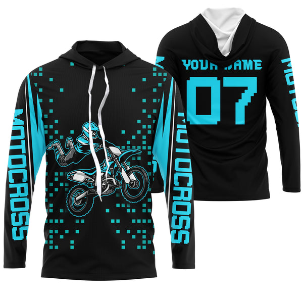 Personalized Motocross Jersey UPF30+ Kid&Adult Dirt Bike Racing Shirt Off-road Motorcycle Riders| NMS612