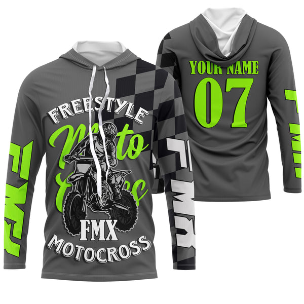 Freestyle Motocross Jersey FMX Personalized UPF30+ Shirt Adults & Kid Dirt Bike Riders Motorcycle Racing| NMS688