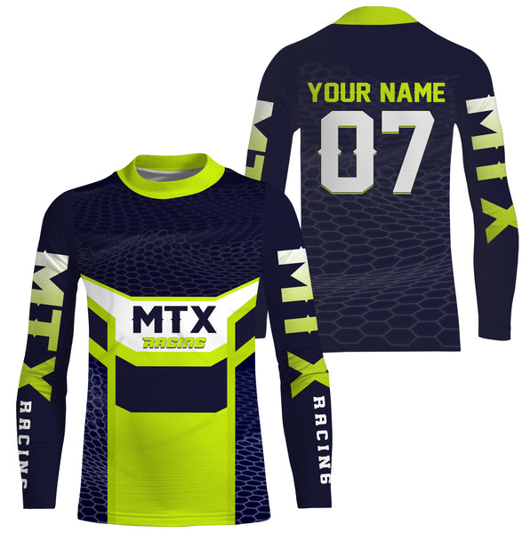 MTX Racing Jersey UPF30+ Personalized Motocross Riders Dirt Bike Shirt Off-road Motorcycle Jersey| NMS664