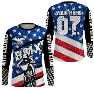 American BMX racing jersey Custom UPF30+ stunt riding racewear extreme adult&kid team Cycling gear| SLC22