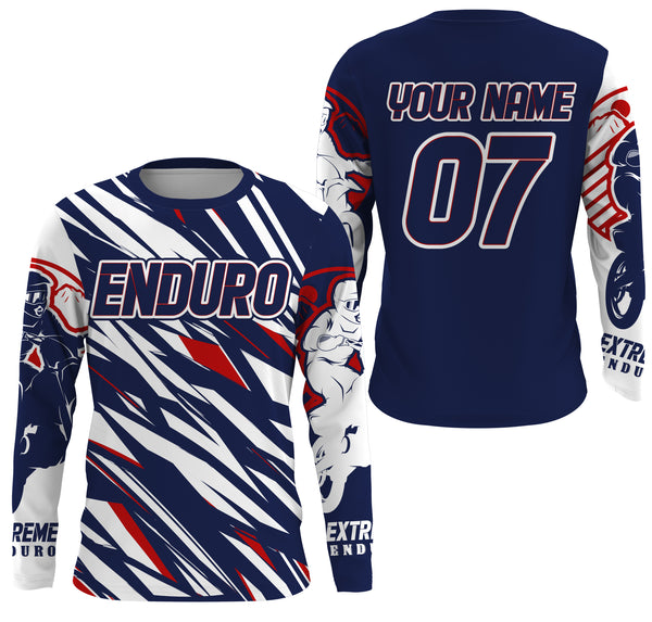 Enduro Racing Personalized Jersey UPF30+ Off-road Dirt Bike Adult&Kid Extreme Terrain Race| NMS708