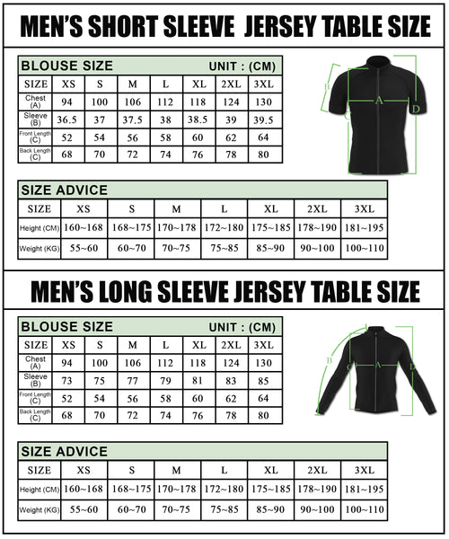 BMX Cycling Jersey - Bicycle motocross BMX racing gear with 3 pockets full zip bike shirt for Men| SLC140