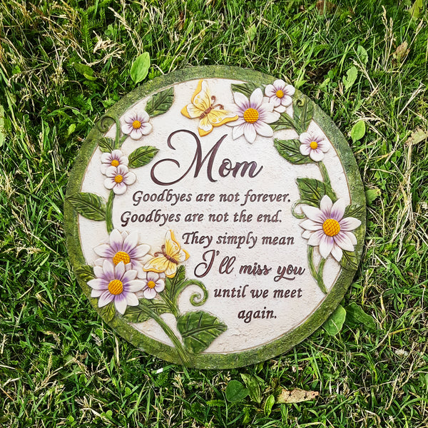 Mom Memorial Stone, Sympathy Gift for Loss of Mom, Memory Garden Stone for Mom, Loss of Mother TNS2