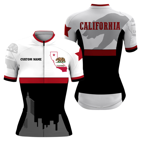 California short sleeve cycling jersey Men Women mountain bike gear with pockets MTB BMX racewear| SLC139