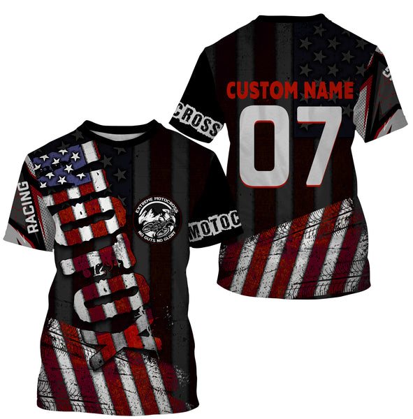 Custom Motocross Jersey UPF30+ American Dirt Bike MX Racing Jersey Adult&Kid Off-Road Motorcycle| NMS771