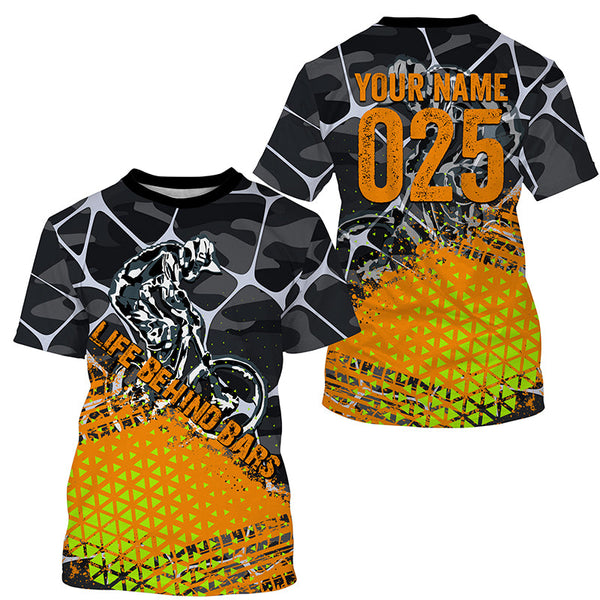 Life behind bars Custom adult kid MTB jersey UPF30+ mountain bike shirt Cycling downhill gear| SLC227