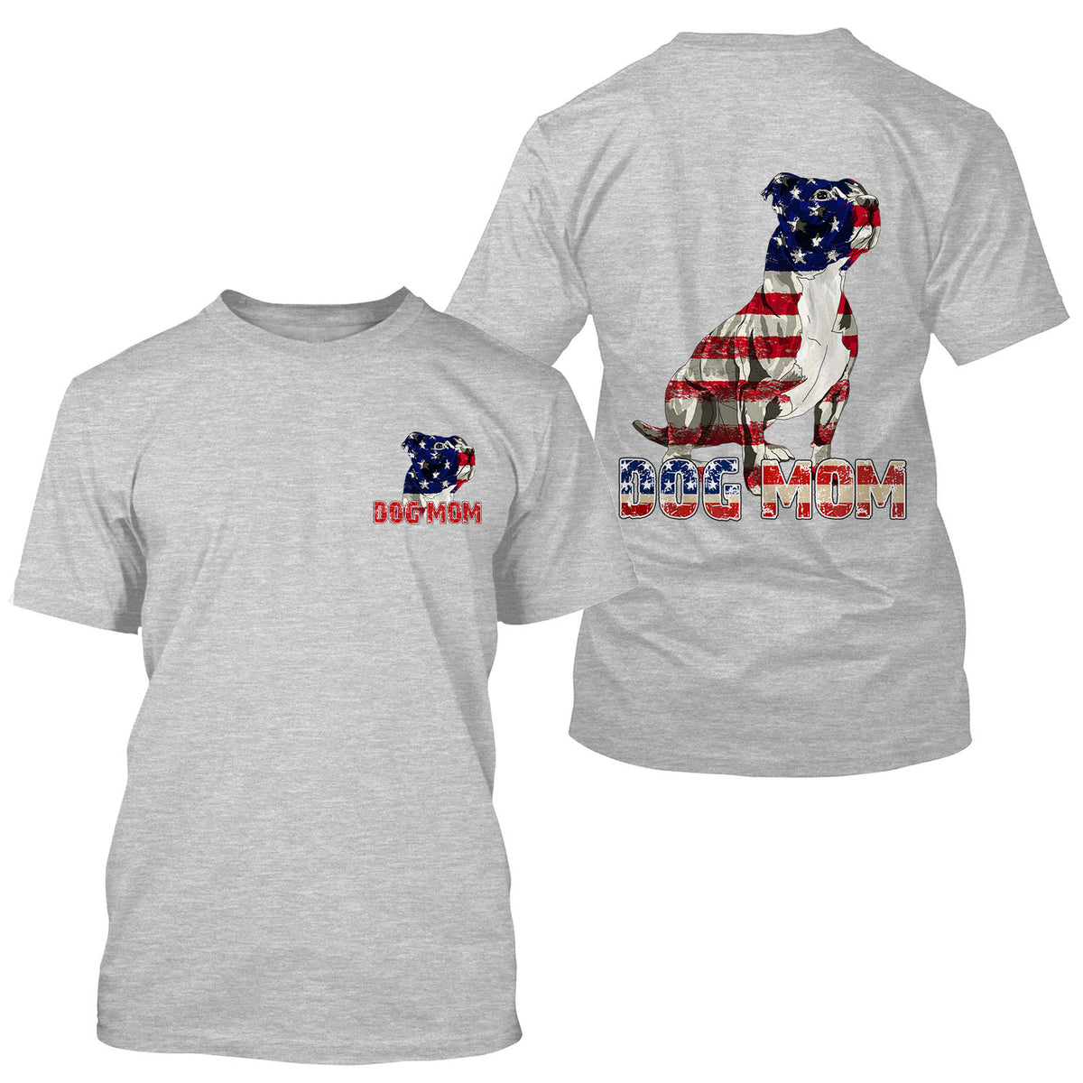 American Pit Bull Terrier dog flag shirts for humans dog mom sweatshirt gift TATS215