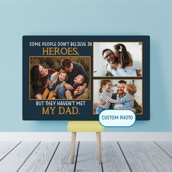 Personalized Dad Canvas| Father's Day Gift for Dad, Gift for Father, Dad Birthday, Dad Christmas| JC891