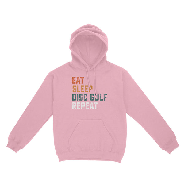 Funny Disc Golf Shirt eat sleep Disc golf repeat, disc golf gifts Hoodie D01 NQS4626