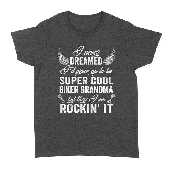 Biker Grandma T-shirt, Cool Biker Women Shirt, Super Cool Biker Nana Motorcycle Mother's Day Gift| NMS335