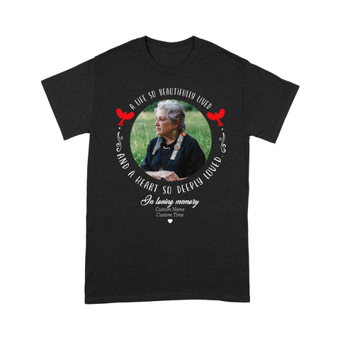 Custom Memorial Shirt| In Loving Memory Shirt, Cardinal Memory Shirt, Remembrance Gift| JTS388