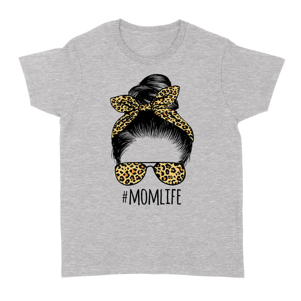 Mom Life Leopard Women T-shirt, Mom Shirt, Gift for Mom - TNN63D06