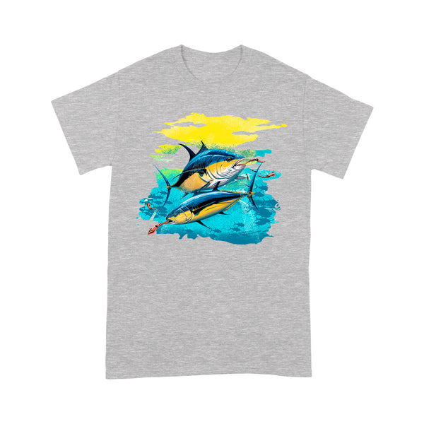 Yellowfin Tuna Saltwater Fishing T Shirts, Tuna Fishing Charter Fishing Team Shirt IPHW3877