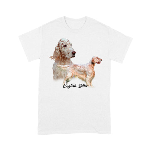 English Setter - Bird Hunting Dogs T-shirt FSD3797 D03