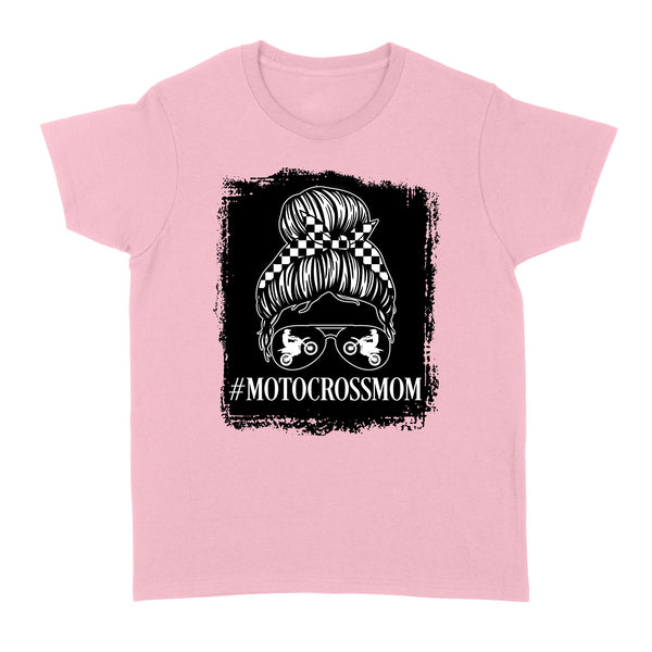 Motocross Mom Racing Women T-shirt, Biker Mama Cool Shirt Mother's Day Gift Female Rider Mom| NMS345 A01