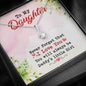 To my daughter Alluring beauty necklace - Gift from Dad for birthday, Christmas