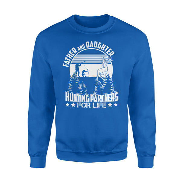 Father and daughter hunting partners for life, bow hunting, gift for hunters NQSD249 - Standard Crew Neck Sweatshirt