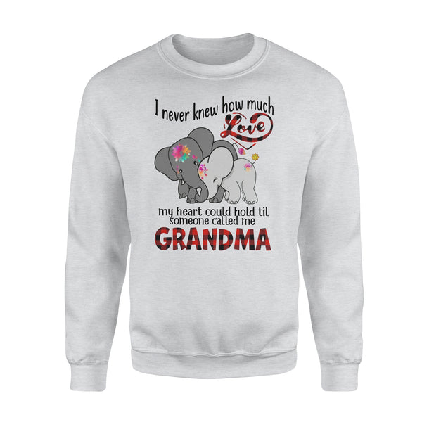 Love grandma, grandmother 's shirt, gift  for grandma NQS779 - Standard Crew Neck Sweatshirt