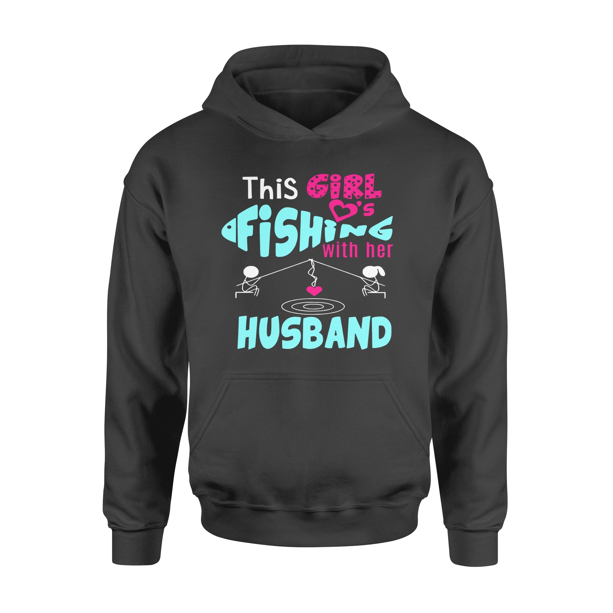 Fishing Wife Shirt This girl Fishing with her Husband Hoodie - FSD1362D07