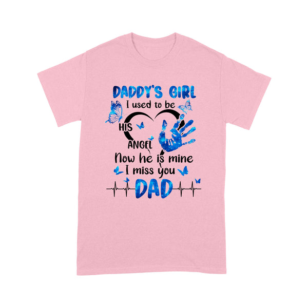 Dad Memorial T-shirt, Daddy's Girl in Heaven, Remembrance Loss of Father NTS268