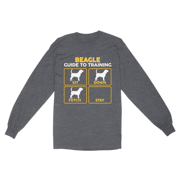 Beagle Standard Long Sleeve | Funny Guide to Training dog - FSD2404D08