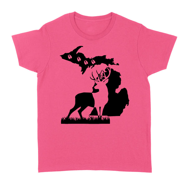 Michigan deer hunting shirt Women T-shirt - FSD1187