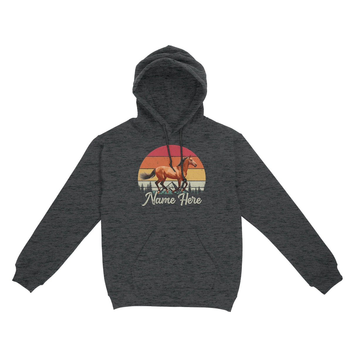 Custom Photo and name Horse retro Shirt, Horse Riding Shirt, Gift for Horse Lover D03 NQS3244 Hoodie