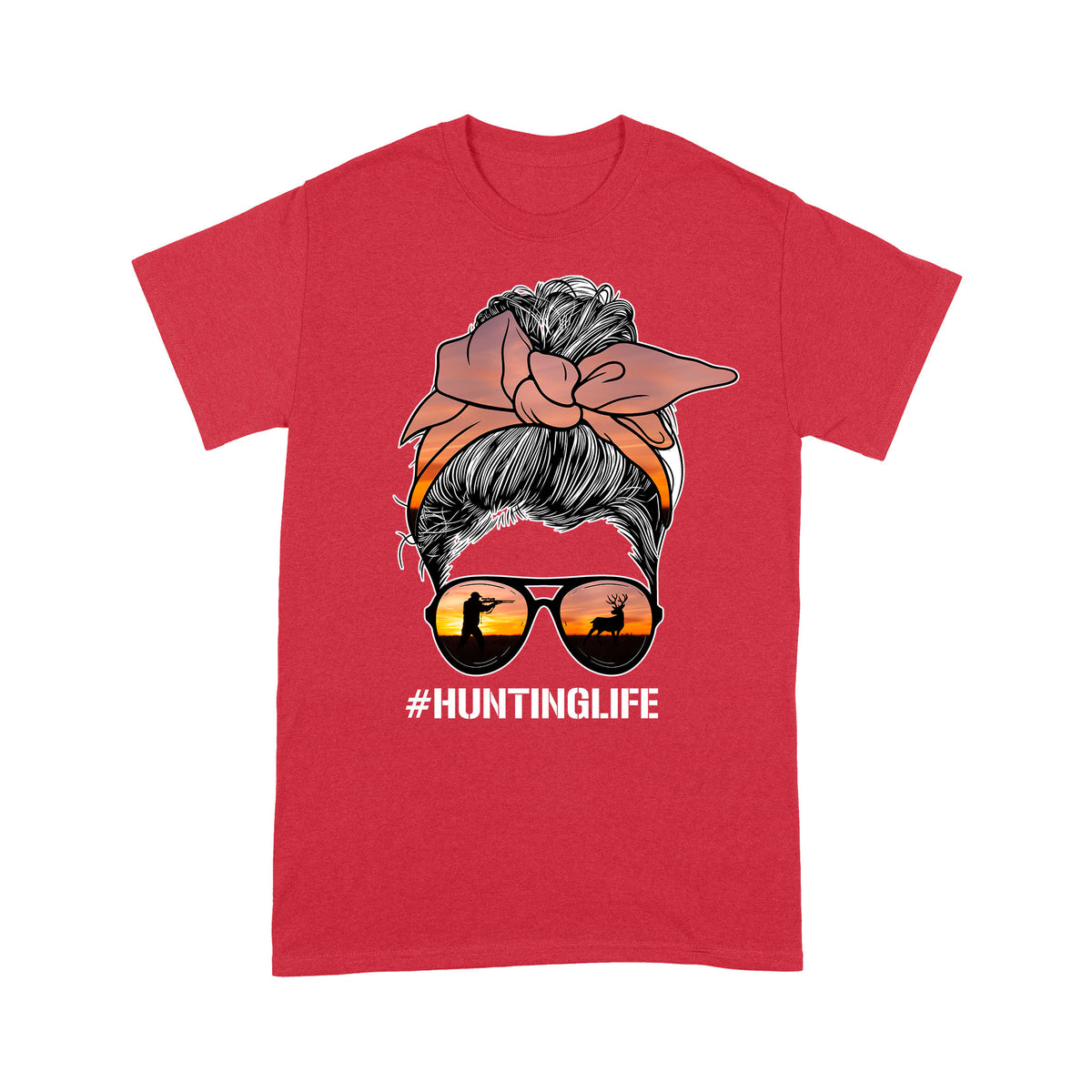 Christmas gift, hunting gift for hunter wife hunting life T-Shirt TAD02