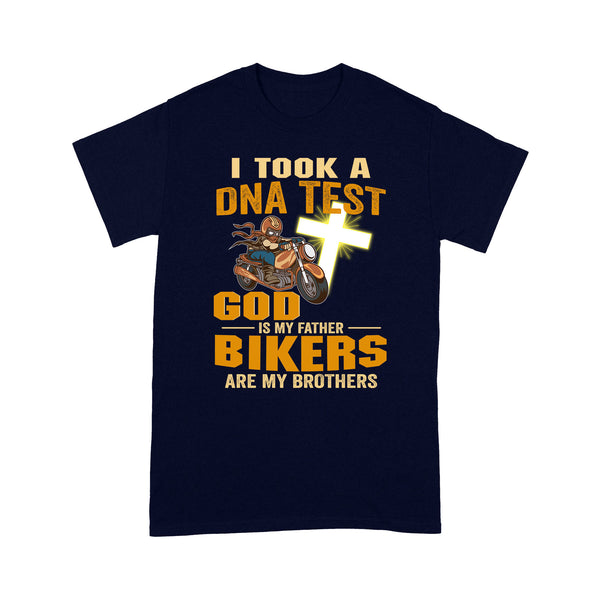 God Is Father Bikers Are Brother - Motorcycle Men T-shirt, Cool Biker Tee, Christian Rider| NMS40 A01