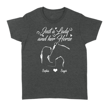 Personalized Gift For Horse Lover, Girl Love Horse Shirt For Women D02 NQS3156 Women's T-shirt