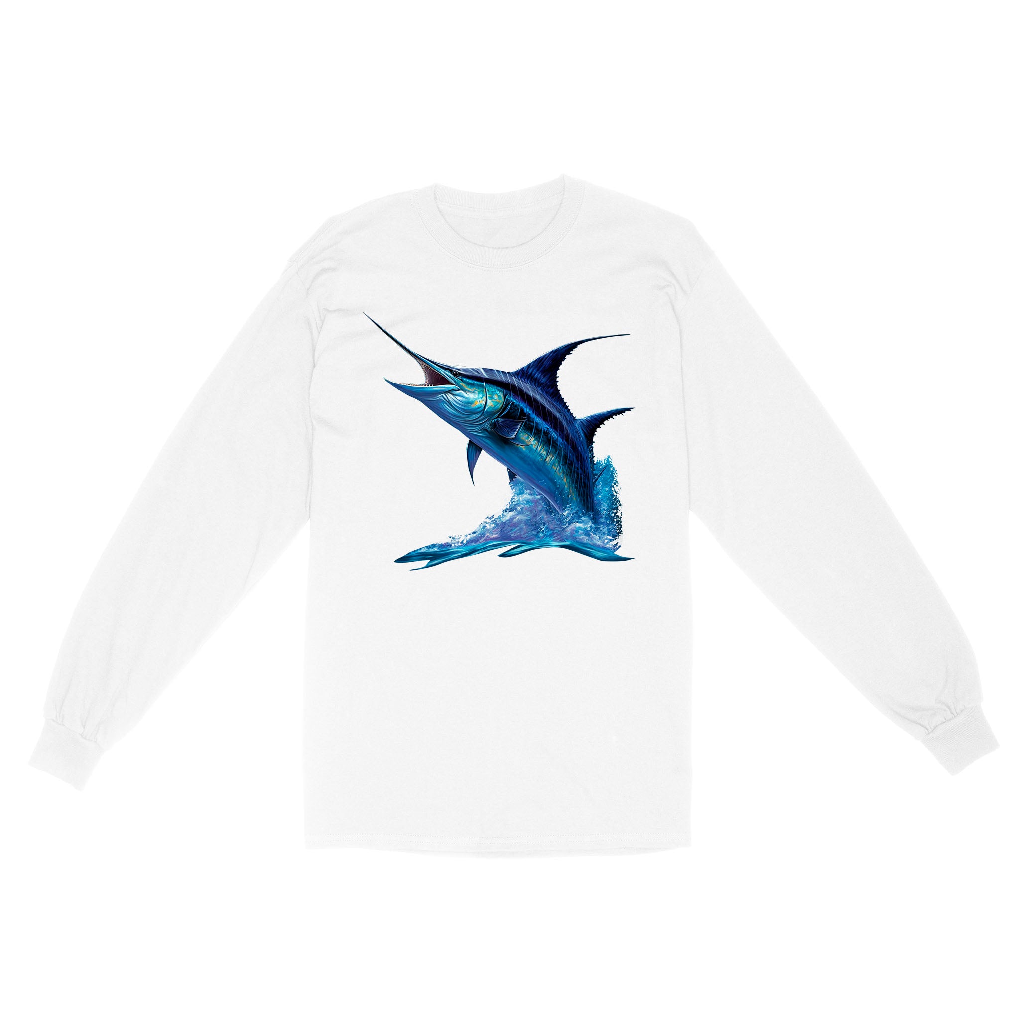 Blue Marlin Deep Sea Fishing T Shirts, Marlin Saltwater Fishing Shirt –  Myfihu