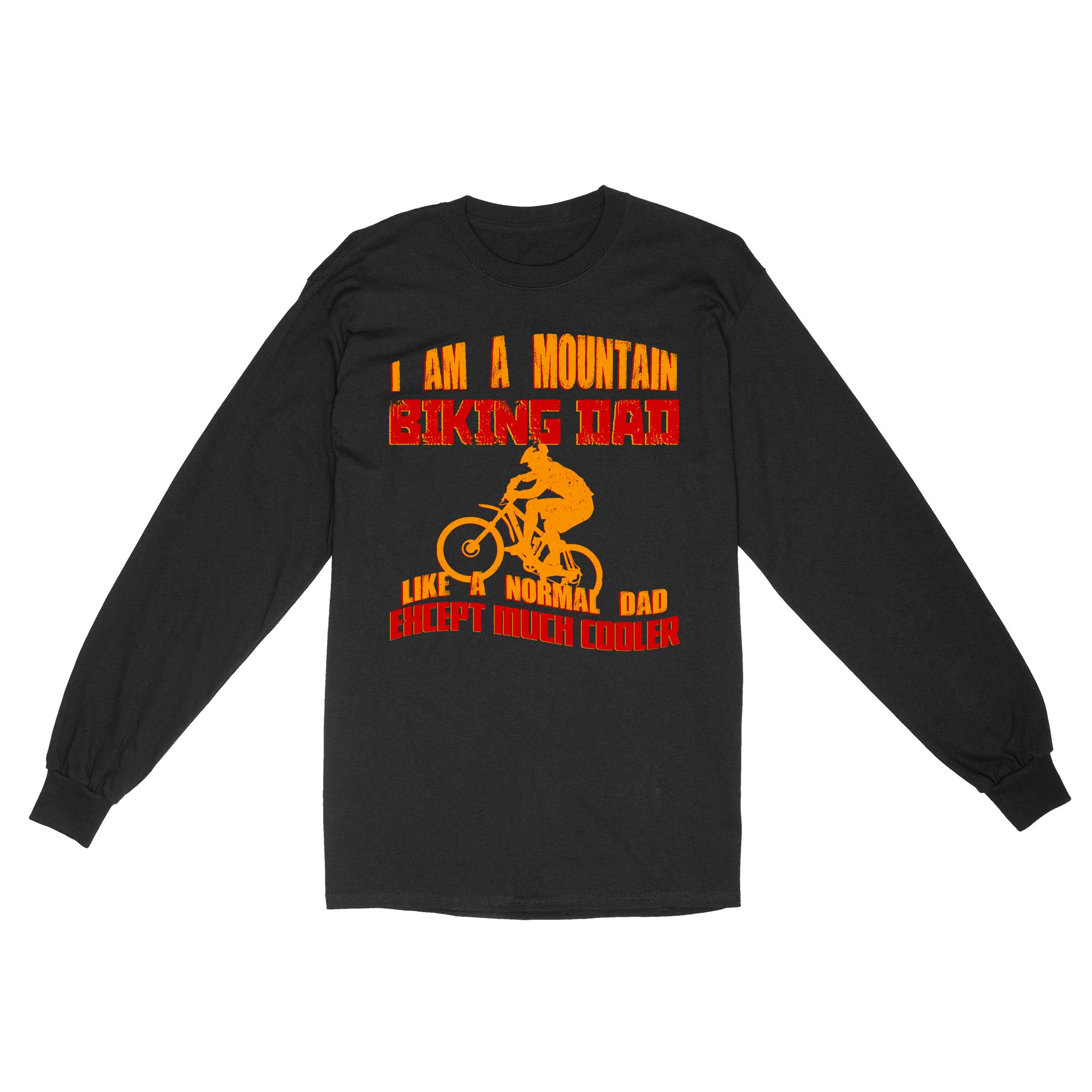 Mountain Biking Dad Shirt, Father's Day Gift, Cycling T-shirt, Hoodie, Long Sleeve, Bicycle Gift for Dad| JTS462