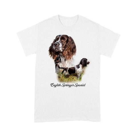English Springer Spaniel - Bird Hunting Dogs T-shirt FSD3796 D02
