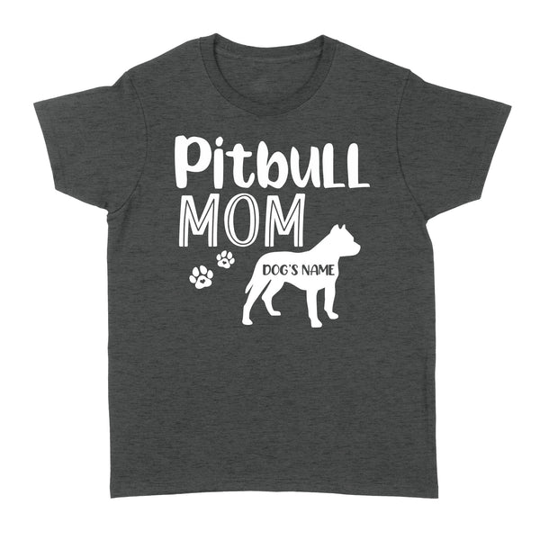 Happy mothers day dog mom pitbull mom t shirt personalized gift A224