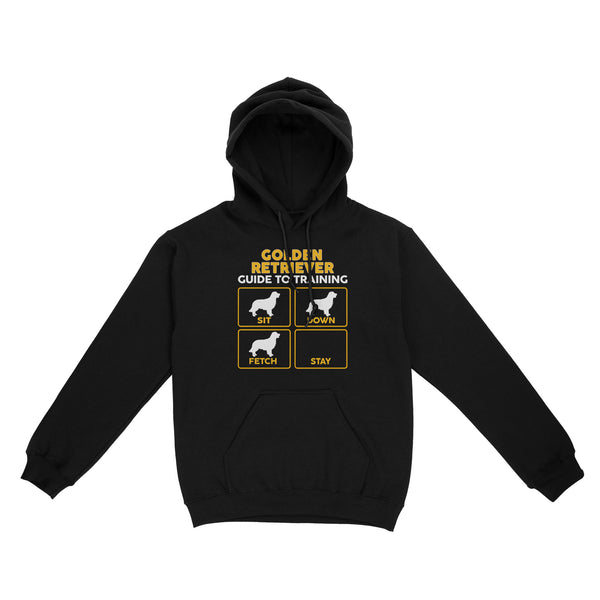 Golden Retriever Standard Hoodie | Funny Guide to Training dog - FSD2402D08