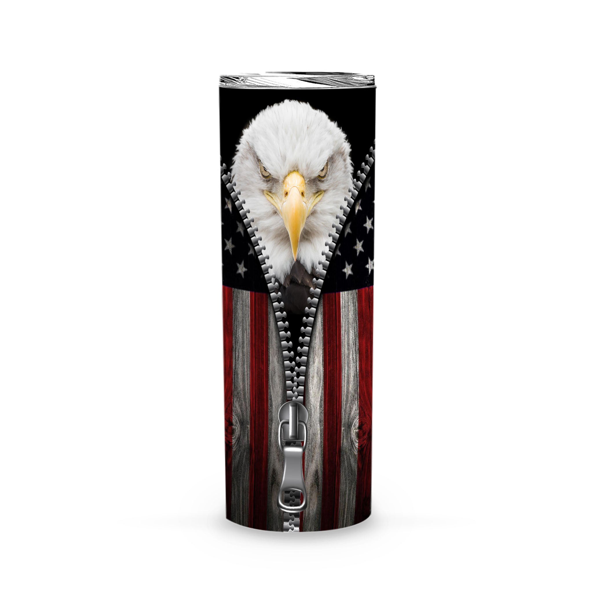 Personalized Eagle American Flag Patriotic Longsleeve 3D For Men