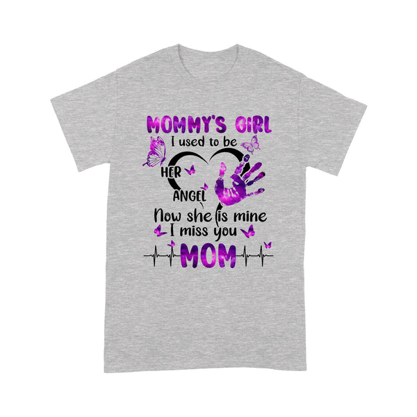 Mom Memorial T-shirt, Mommy's Girl in Heaven, Remembrance Loss of Mother NTS267