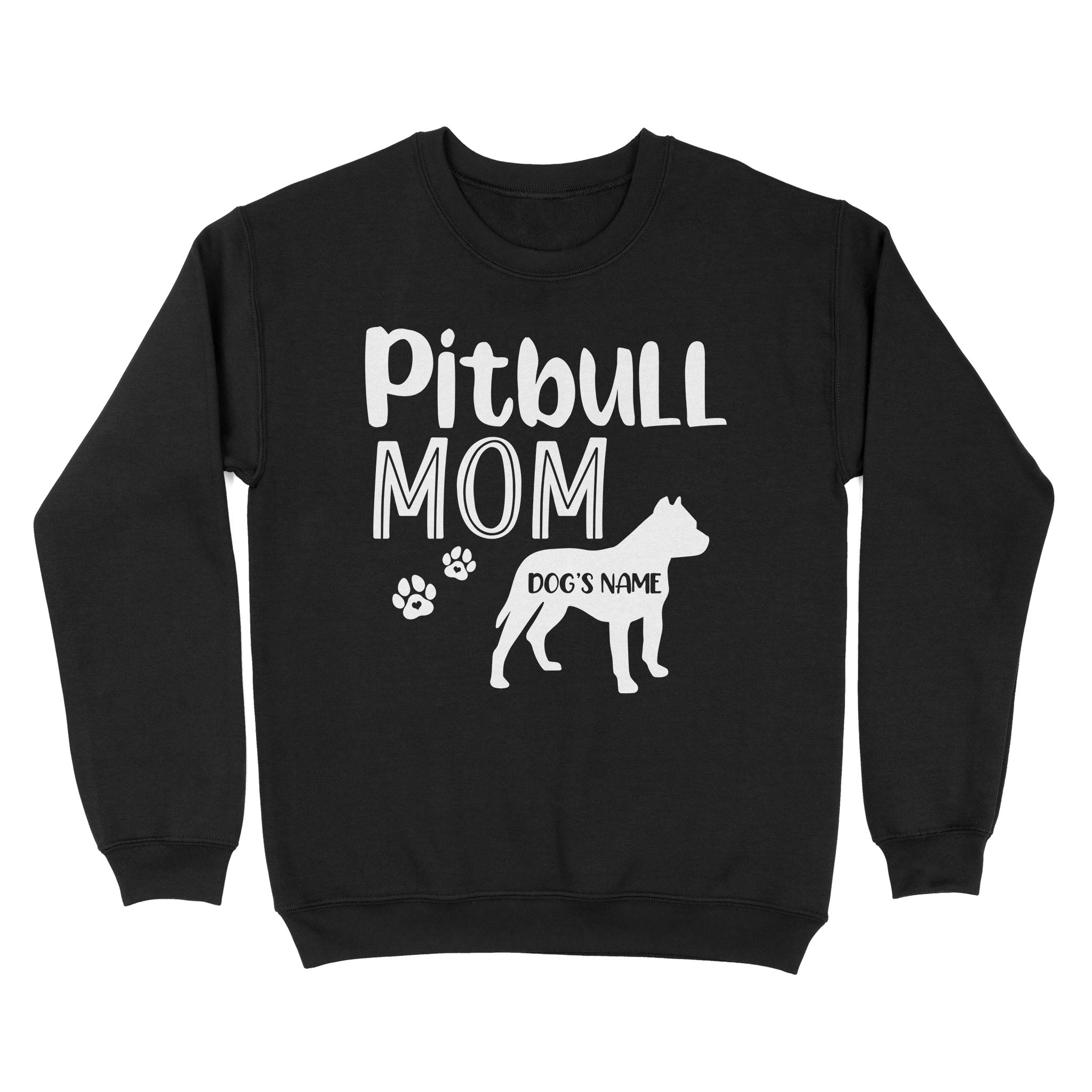 Happy mothers day dog mom pitbull mom sweatshirt personalized gift A224