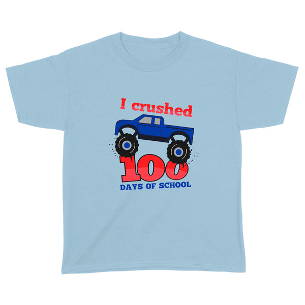 Funny 100 days of school shirt I crushed 100 days of school - FSD1357D03